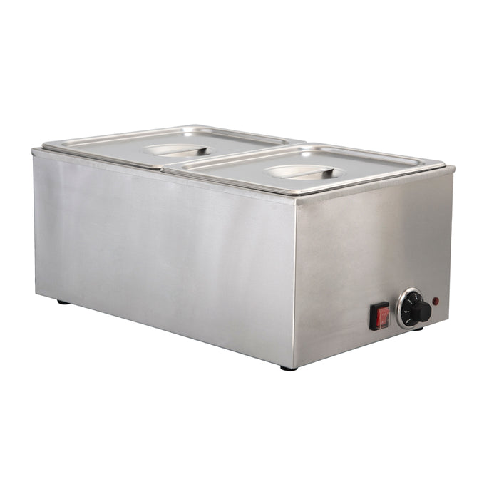 EFI SA-FWHALF Half Size Pan Food Warmer with Lids - 120V/1200W