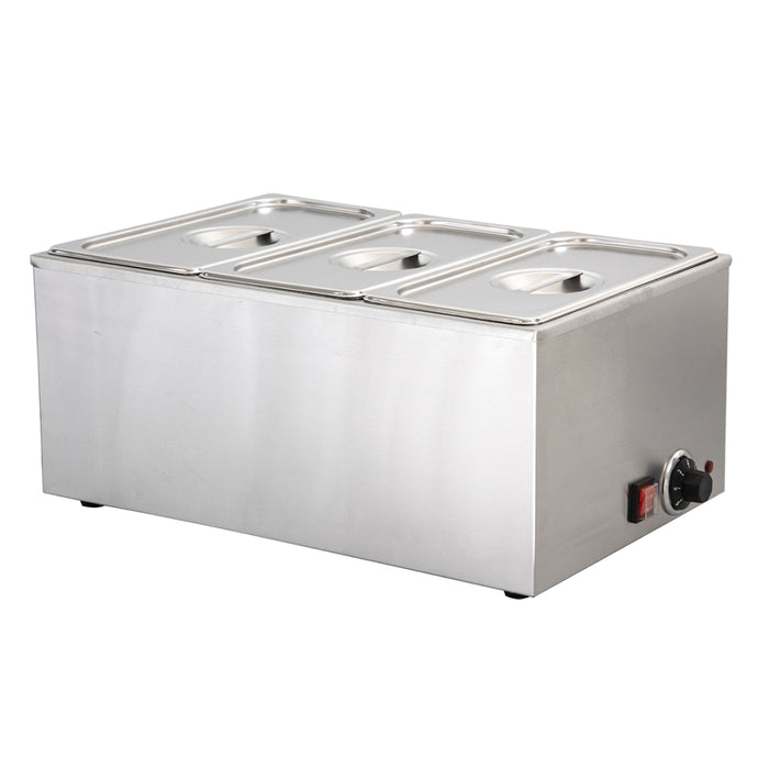 EFI SA-FWTHIRD 1/3 Size Pan Food Warmer with Lids - 120V/1200W
