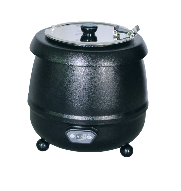 EFI SA-SKPTBKDD10 10 L Black Soup Kettle Pot with Digital Display