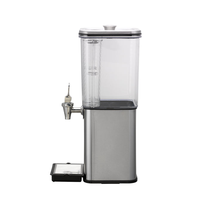 Nella SCD15SS 1.5 Gal. Square Infusion Stainless Steel Beverage Dispenser