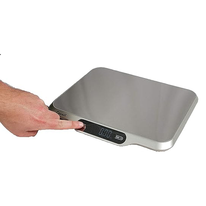 San Jamar SCDGSL33 Rectangular Wash Down Digital Scale 33 lb - Black