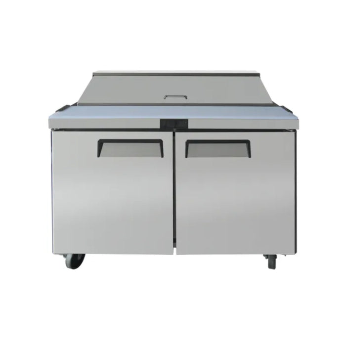 Econocold 36" 2-Door Refrigerated Standard Top Salad Prep Table - SCL2-36-HC