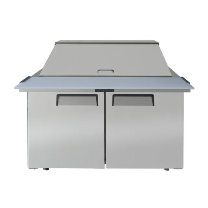 Econocold 36" 2-Door Refrigerated Mega Top Salad Prep Table - SCLM2-36-HC