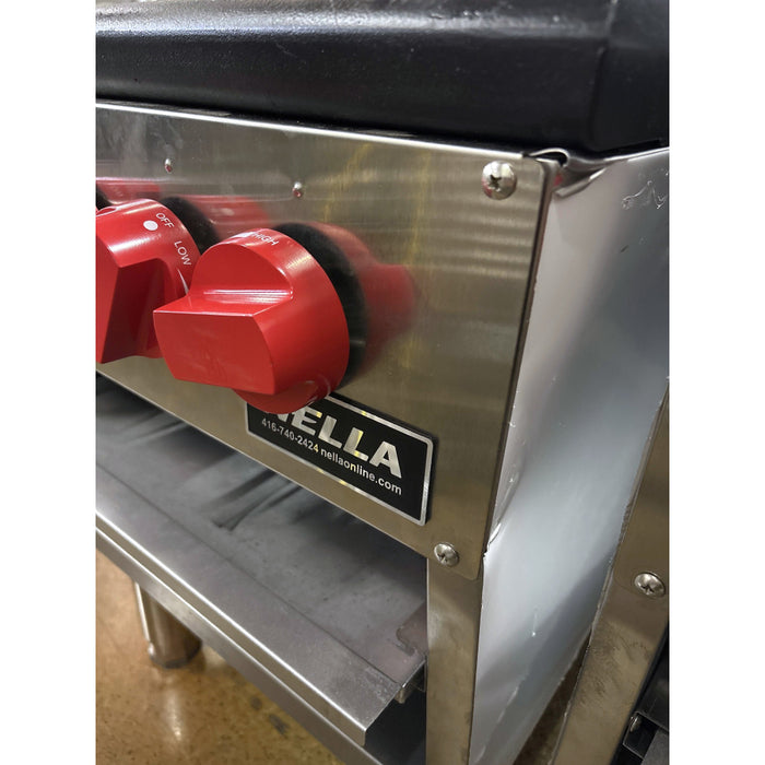 (SCRATCH & DENT) Nella 18" Natural Gas 2-Burner Stock Pot Range - 200,000 BTU - 37529