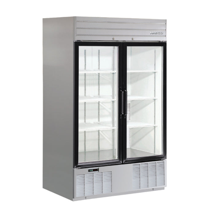 Habco SE46HCSXG 47.5" Stainless Xterior Display Refrigerator