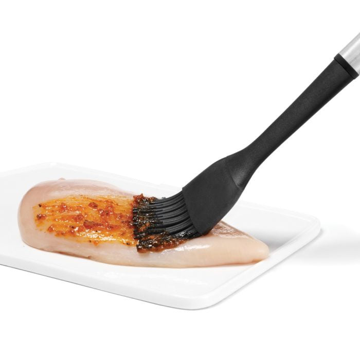 Gourmet Steel 12" Silicone Basting Brush - 080114006STEE