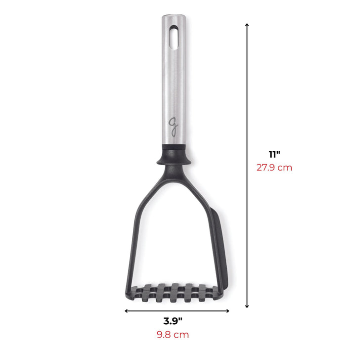 Gourmet Steel 11" Nylon Potato Masher - 080115004STEE
