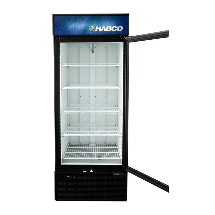 Habco SF28HCBXM 30.5" Bottom Mount One Glass Door Merchandising Freezer