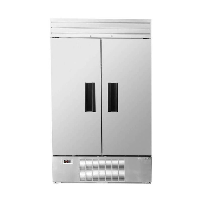 Habco SF46HCSX 47" Bottom Mount Solid 2-Door Reach-In Freezer