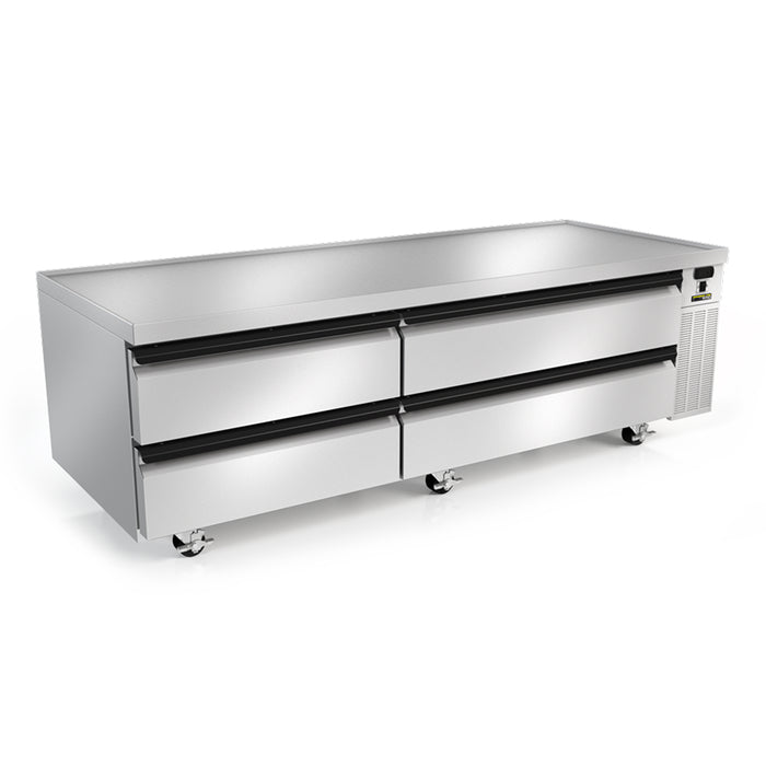 SilverKing SKRCB79H-EDUS1 79" 4-Drawer Marine Edge Refrigerated Chef Base