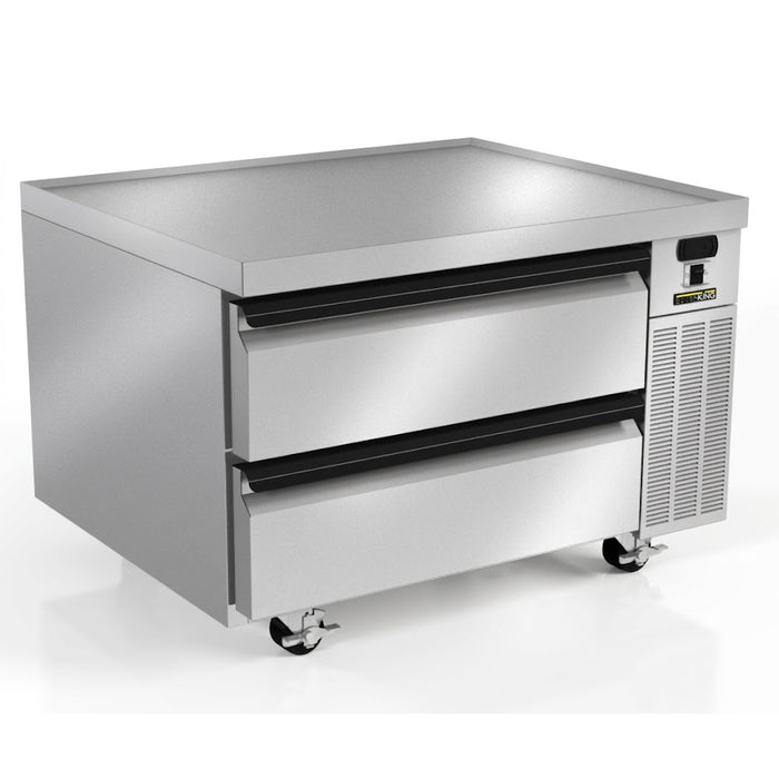 SilverKing SKRCB38H-RDUS 38" 2-Drawer Marine Edge Refrigerated Chef Base