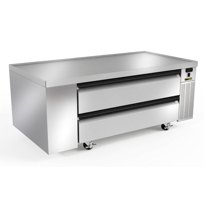 SilverKing SKRCB60H-EDUS1 60" 2-Drawer Marine Edge Refrigerated Chef Base