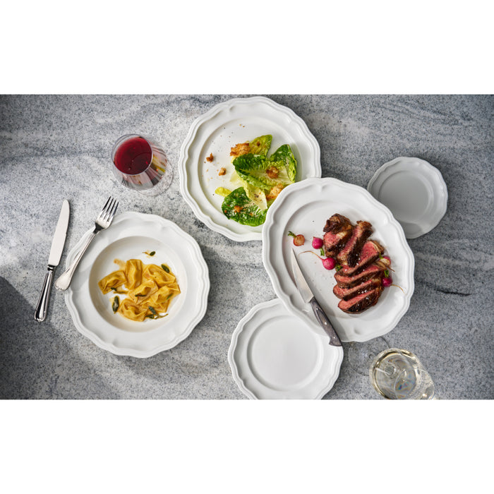 Steelite Adelina 9" x 6.75" Porcelain Rimmed Oval Platter - 24/Case - 6252FP818