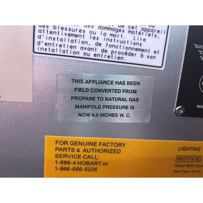 (SHOWROOM MODEL) Vulcan 1GR45M-2 45 Lb. Liquid Propane Floor Fryer - 120,000 BTU