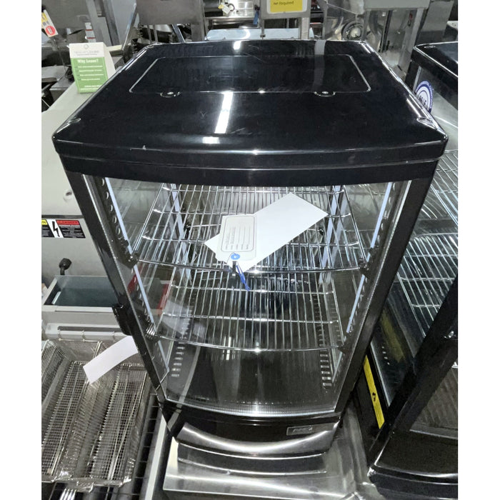 (SHOWROOM MODEL) Nella 17" Countertop Pass-Through Four Sided Glass Refrigerated Showcase - 3 Cu. Ft.