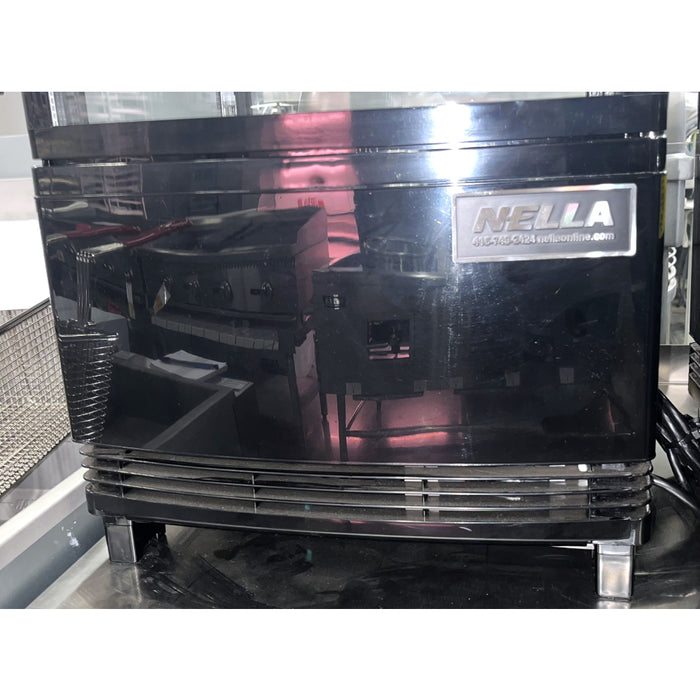 (SHOWROOM MODEL) Nella 17" Countertop Pass-Through Four Sided Glass Refrigerated Showcase - 3 Cu. Ft.