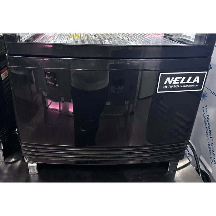 (SHOWROOM MODEL) Nella 17" Countertop Pass-Through Four Sided Glass Refrigerated Showcase - 3 Cu. Ft.