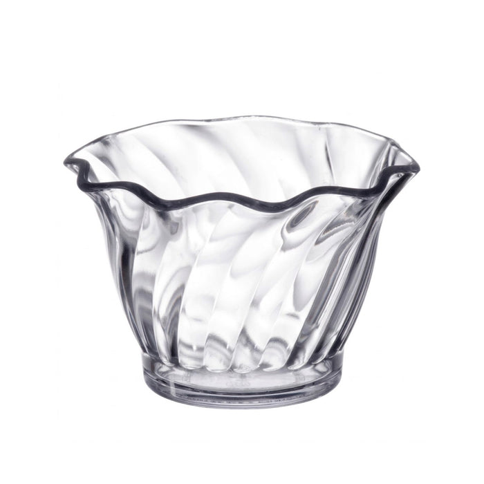 Cambro SRB5CW135 Camwear 5 Oz. Clear Polycarbonate Swirl Bowl