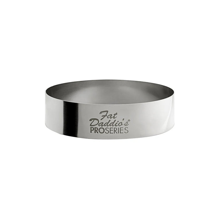 Fat Daddio's 2.75" x 0.75" Stainless Steel Round Pastry Ring - SSRD-27575