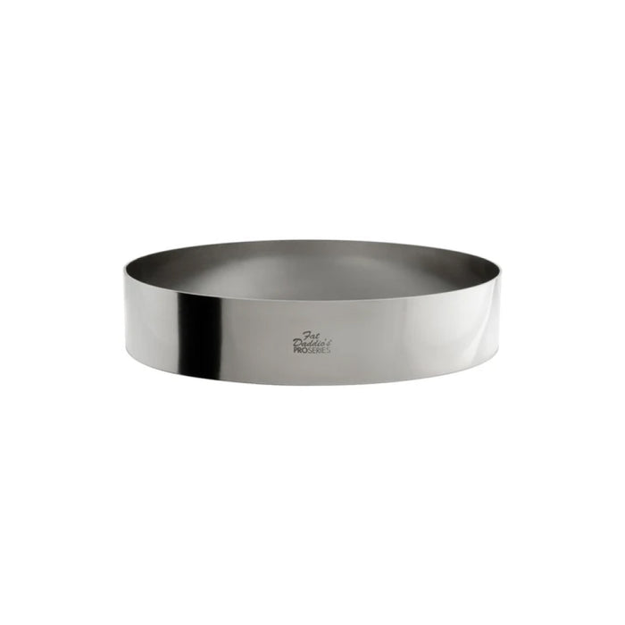 Fat Daddio's 9" X 2" Stainless Steel Round Pastry Ring - RRD-3046