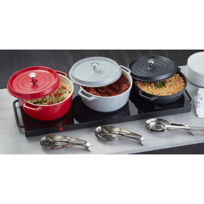 Spring USA 38.5" Rectangular Titanium Large Warming Tray - ST-3915-T