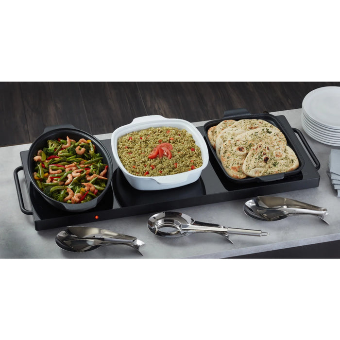 Spring USA 38.5" Rectangular Titanium Large Warming Tray - ST-3915-T