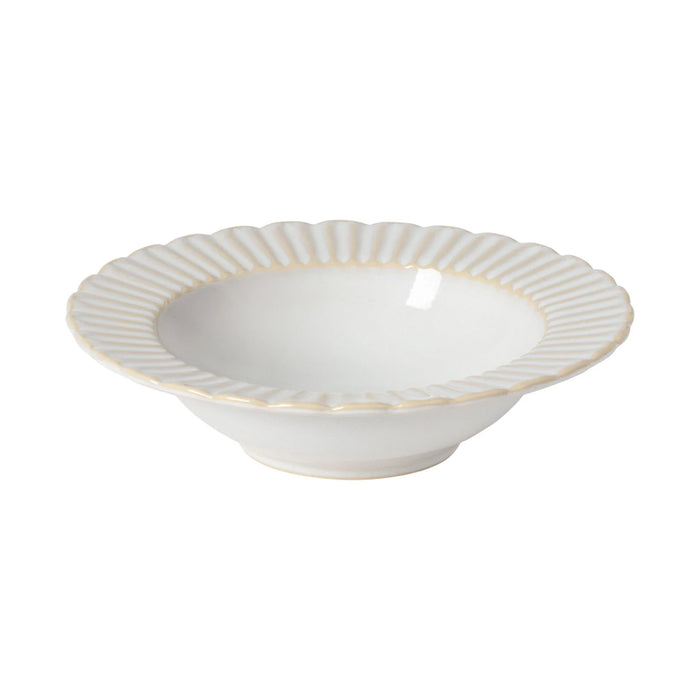 Costa Nova 9" Cristal White Round Stoneware Soup/Pasta Plate - 6/Case - STP231-WHI