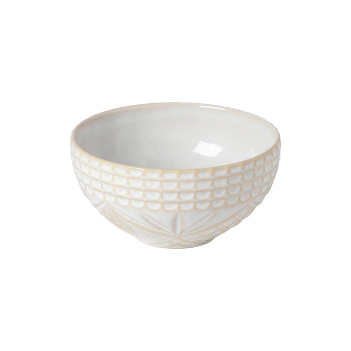 Costa Nova 6" Cristal White Round Stoneware Soup/Cereal Bowl - 6/Case - STS151-WHI