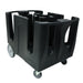 Igloo 28" Adjustable Dish Cart with 6 Dividers - TAA-6 - EMPTY CART