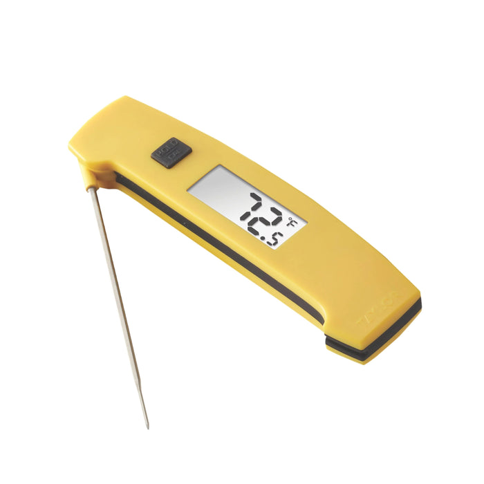 Taylor 9868FDA Waterproof Folding Thermocouple Thermometer - Yellow