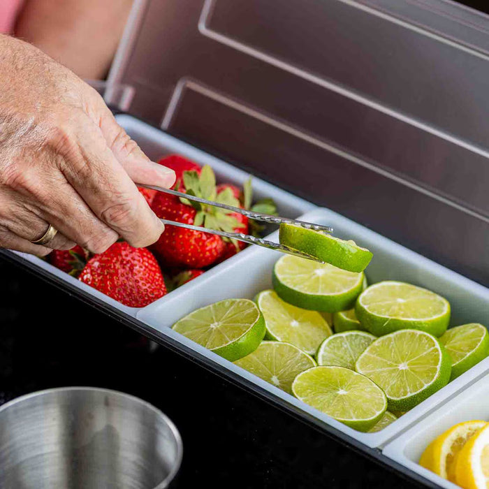 TableCraft 6.5" Stainless Steel Serving Tongs - 4405