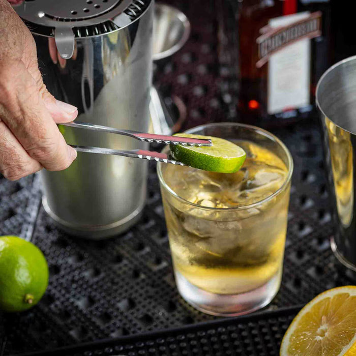 TableCraft 6.5" Stainless Steel Serving Tongs - 4405