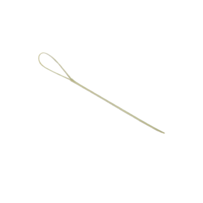 Tablecraft BAMLP45 4.5" Looped Bamboo Pick - 100/Pack