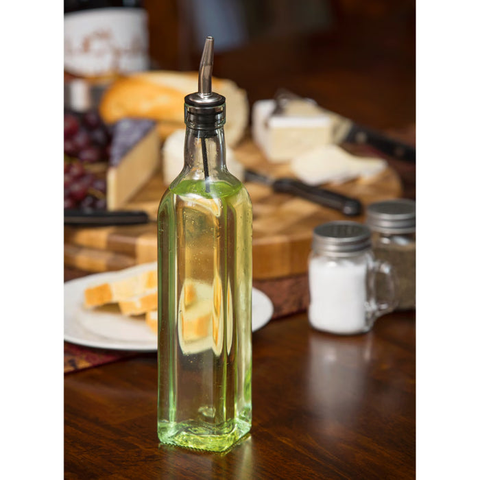 TableCraft H916-4 16 Oz. Prima Oil / Vinegar Bottle Dispenser - 4/Case
