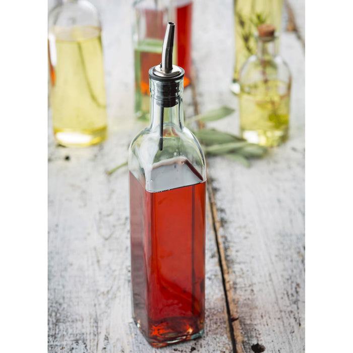 TableCraft H916-4 16 Oz. Prima Oil / Vinegar Bottle Dispenser - 4/Case
