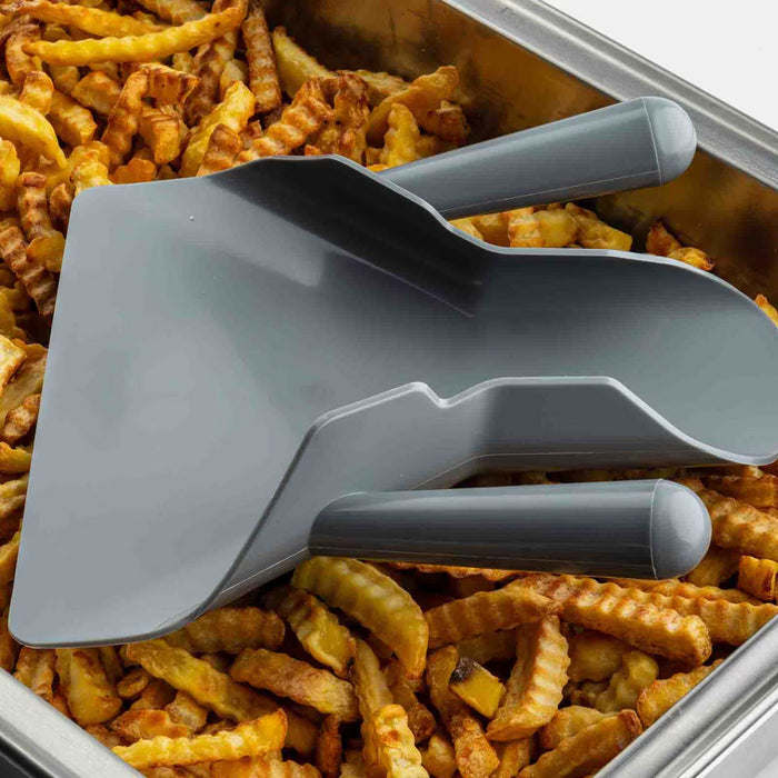 TableCraft Double Handle Plastic French Fry Scoop - PD8