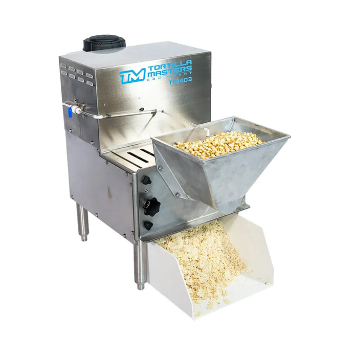 Tortilla Masters TM-403 140 lbs/hr. Molino Masters Countertop Corn Grinder for Tortillas - 1 HP