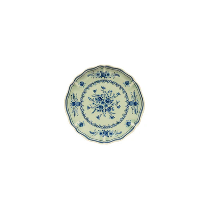 Costa Nova 6.6" Vila Olive-Blue Bread Plate - TP172-OBL