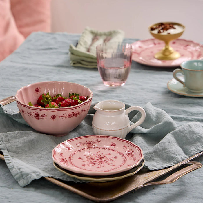 Costa Nova 6.6" Vila Pink-Red Bread Plate - TP172-PRD