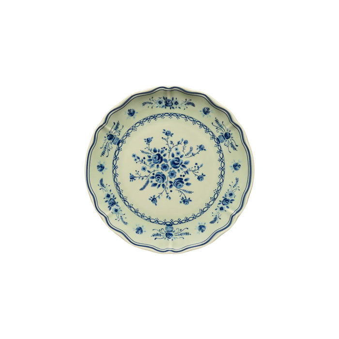 Costa Nova 8.37" Vila Olive-Blue Round Stoneware Salad/Dessert Plate - TP213-OBL