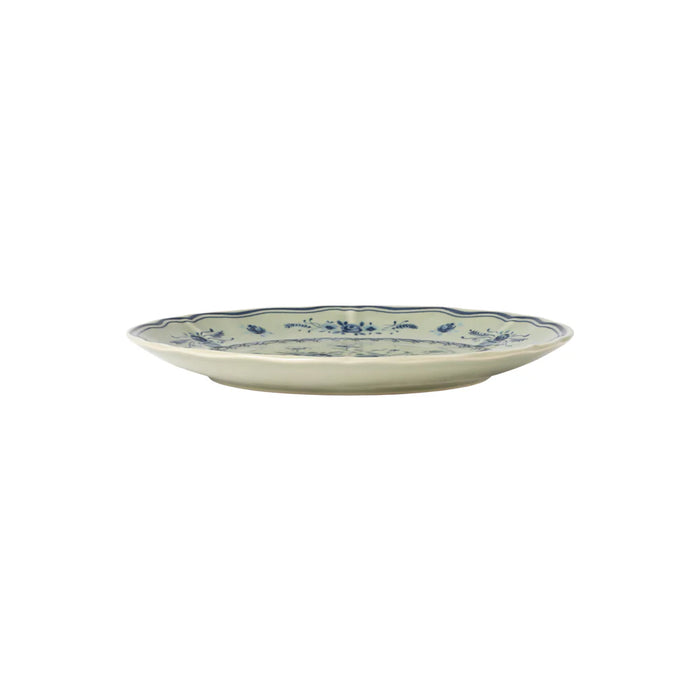Costa Nova 8.37" Vila Olive-Blue Round Stoneware Salad/Dessert Plate - TP213-OBL