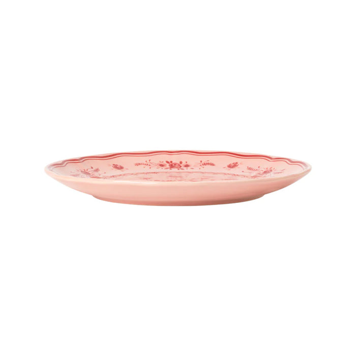 Costa Nova 8.37" Vila Pink-Red Round Stoneware Salad/Dessert Plate - TP213-PRD