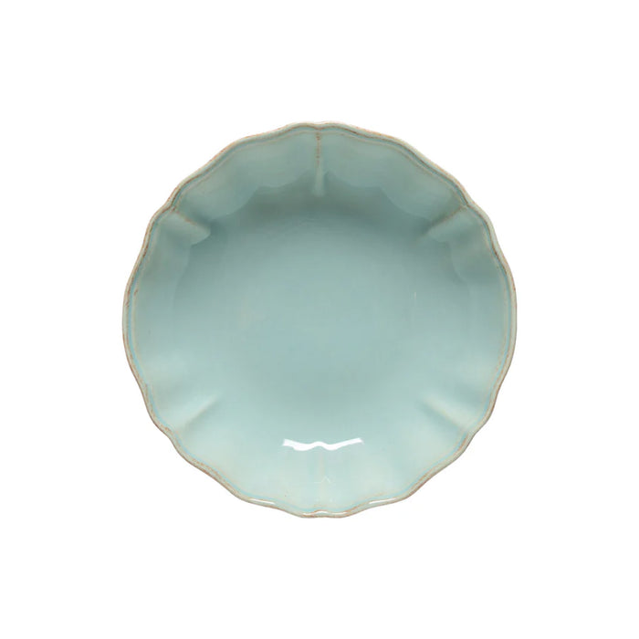 Costa Nova 9.5" Alentejo Turquoise Round Stoneware Soup/Pasta Bowl - 6/Case - TP231-TRQ