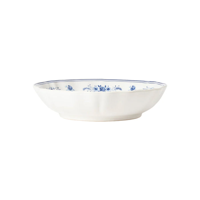 Costa Nova 40.25 Oz. Vila White-Blue Soup/Pasta Bowl - TP231-WBL