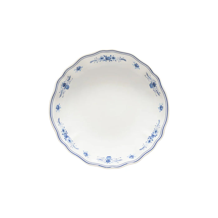 Costa Nova 40.25 Oz. Vila White-Blue Soup/Pasta Bowl - TP231-WBL