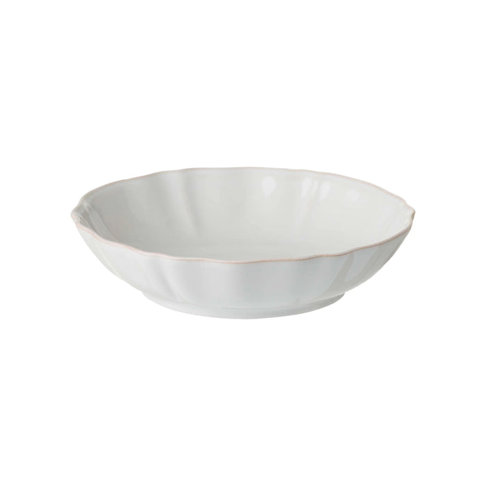 Costa Nova 9.5" Alentejo White Round Stoneware Soup/Pasta Bowl - 6/Case - TP231-WHT