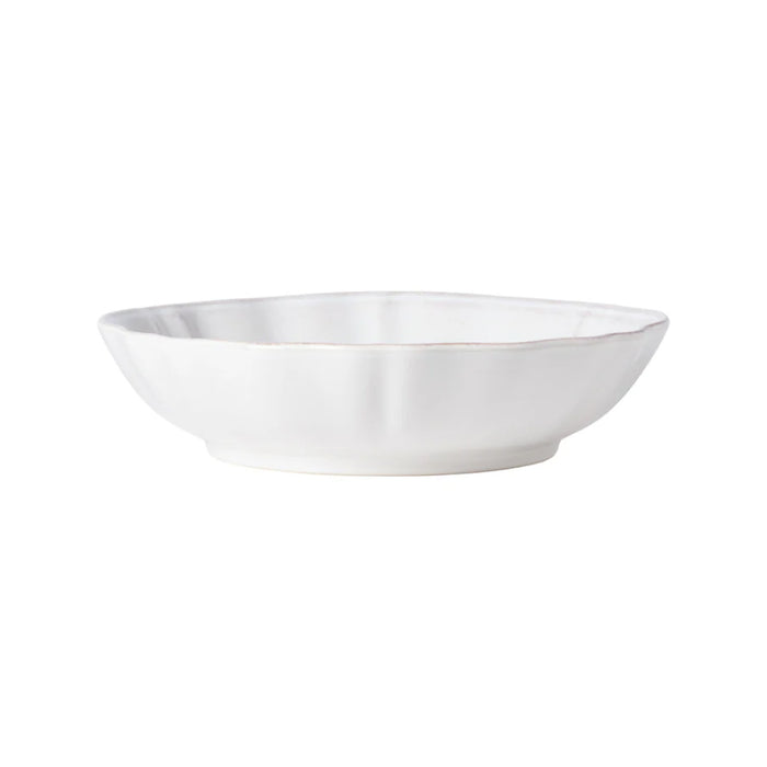 Costa Nova 9.5" Alentejo White Round Stoneware Soup/Pasta Bowl - 6/Case - TP231-WHT