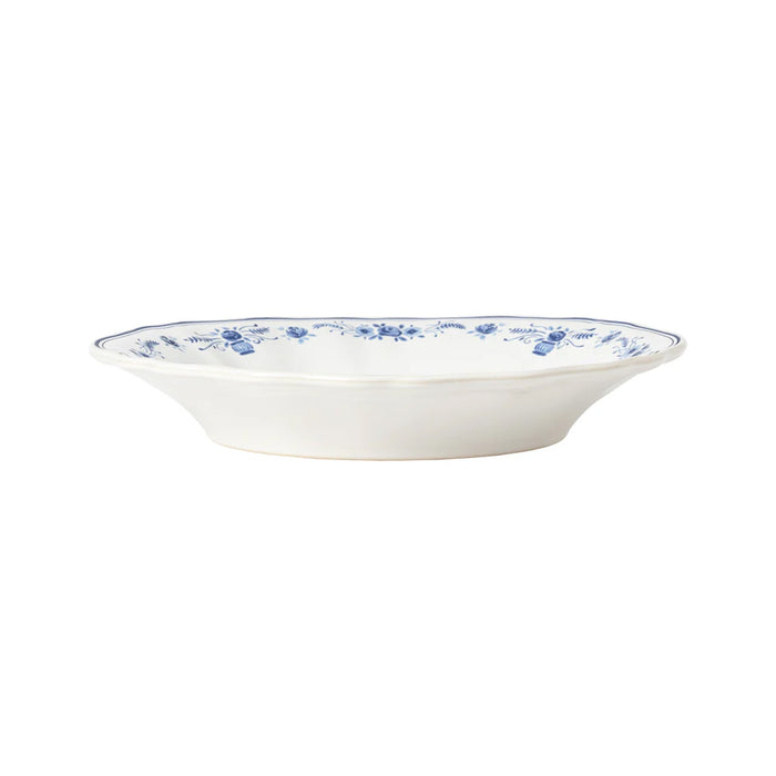 Costa Nova 21.30 Oz. Vila White-Blue Soup/Pasta Bowl - TP241-WBL