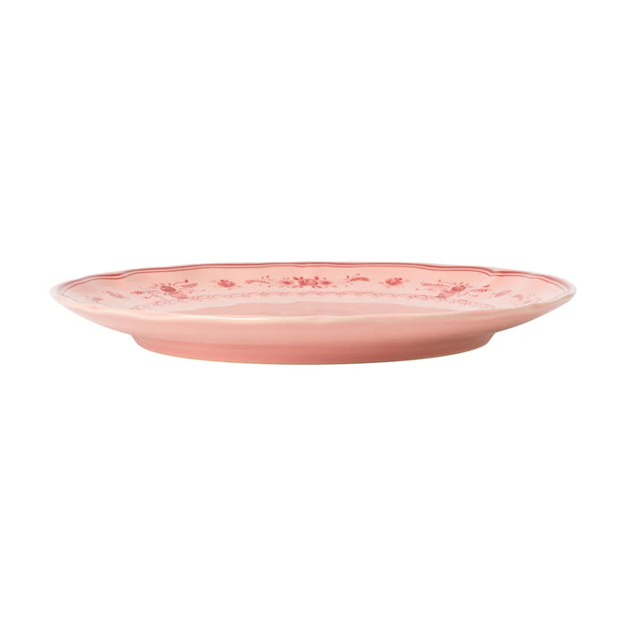 Costa Nova 10.6" Vila Pink-Red Round Stoneware Dinner Plate - TP273-PRD