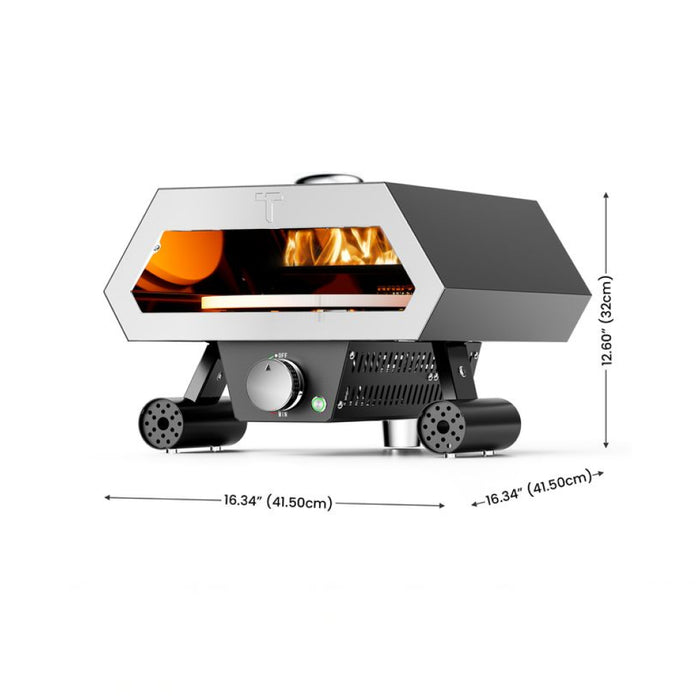 Turpone Ronzio 12" Rotating Pizza Oven